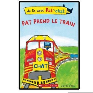 BUNDLE & SAVE 🐾 FRENCH Pat le Chat Softcover-Pat Prend Le Train